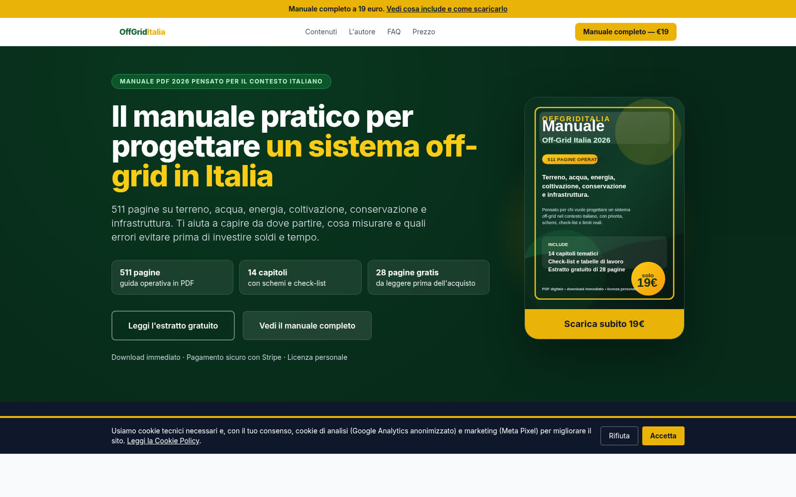 Off-Grid Italia · e-commerce manuale digitale 511 pagine